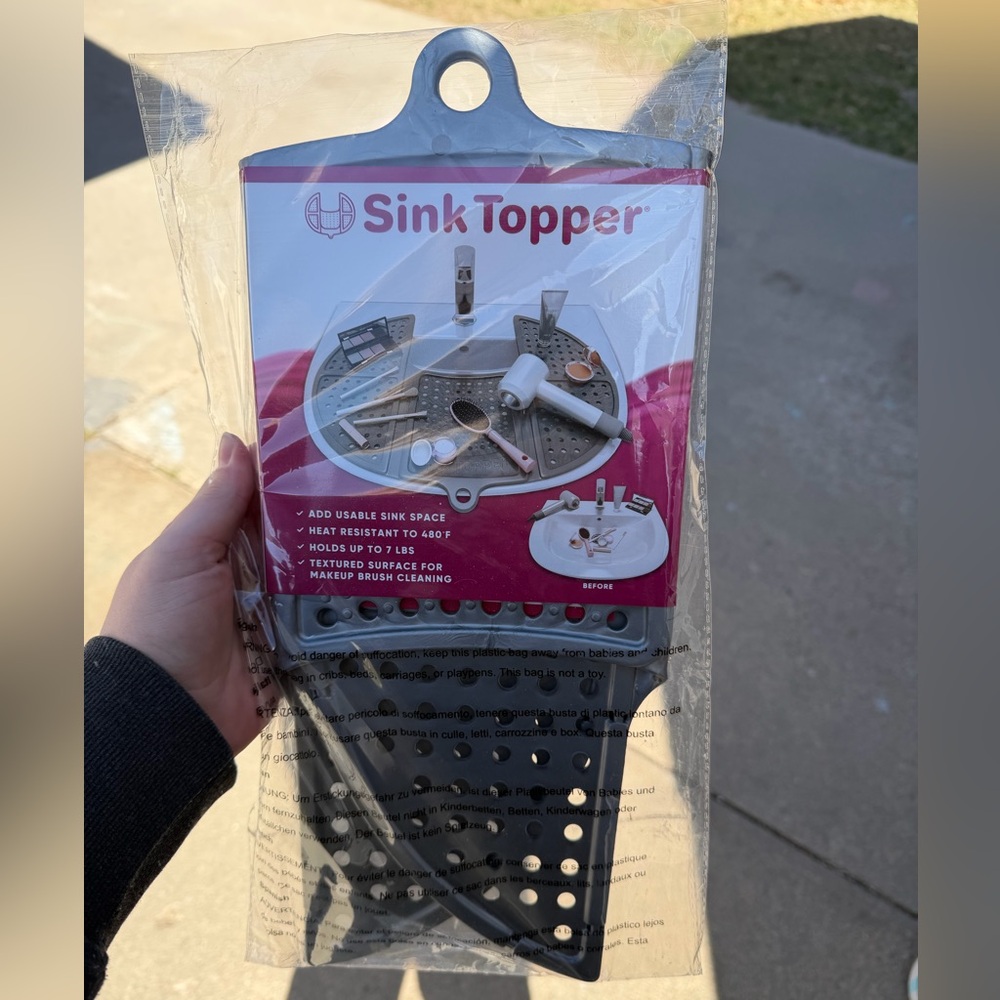 !NEW! Sink Topper Sink Organizer - Gray - Picture 2 of 4